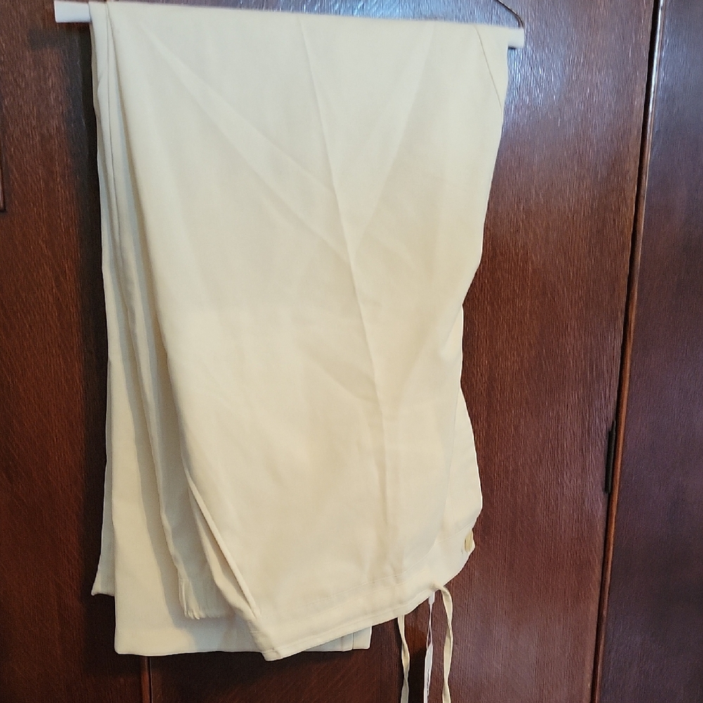 Linen and Cotton Pants Size 3XL Goofandy Comfortable NWT Cream White